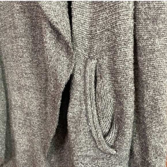 Barefoot Dreams CozyChic Lite® Circle Longline Cardigan Heather Gray XS / Small - Picture 6 of 6